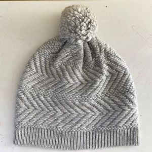 Ugg grey pompom beanie